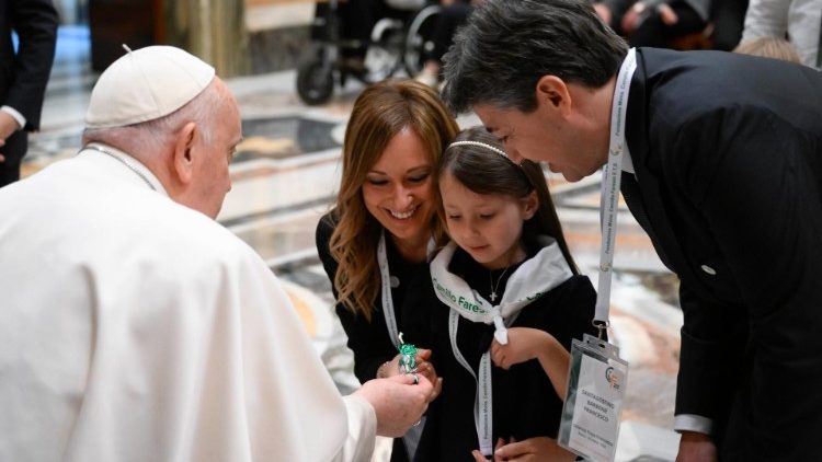 Частная аудиенция в Ватикане 16 марта 2024 г.