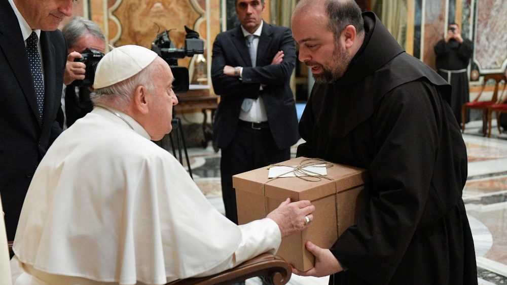 Папская аўдыенцыя для Ордэна Меншых Братоў 