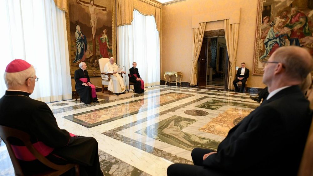 Аўдыенцыя для членаў Папскага камітэта гістарычных навук