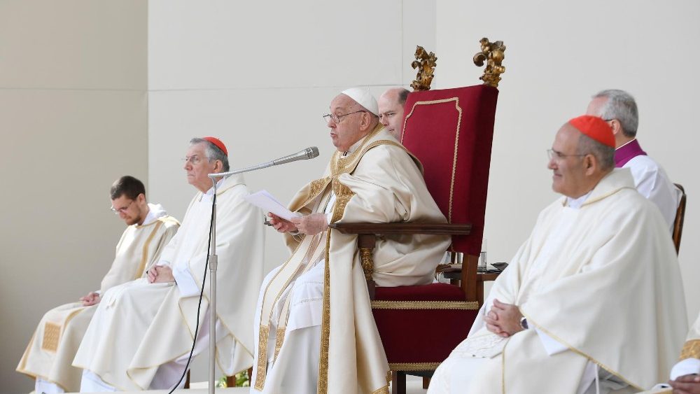 Visita pastoral do Papa Francisco a Veneza - celebração da Santa Missa na Praça São Marcos (Vatican Media)