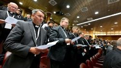 Удзельнікі міжнароднай сустрэчы Пробашчы на карысць Сінода