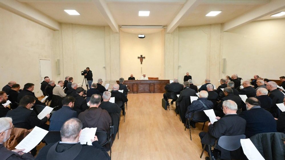 2024.05.03 Basilica di Santa Croce in Gerusalemme - Incontro con il Clero Romano