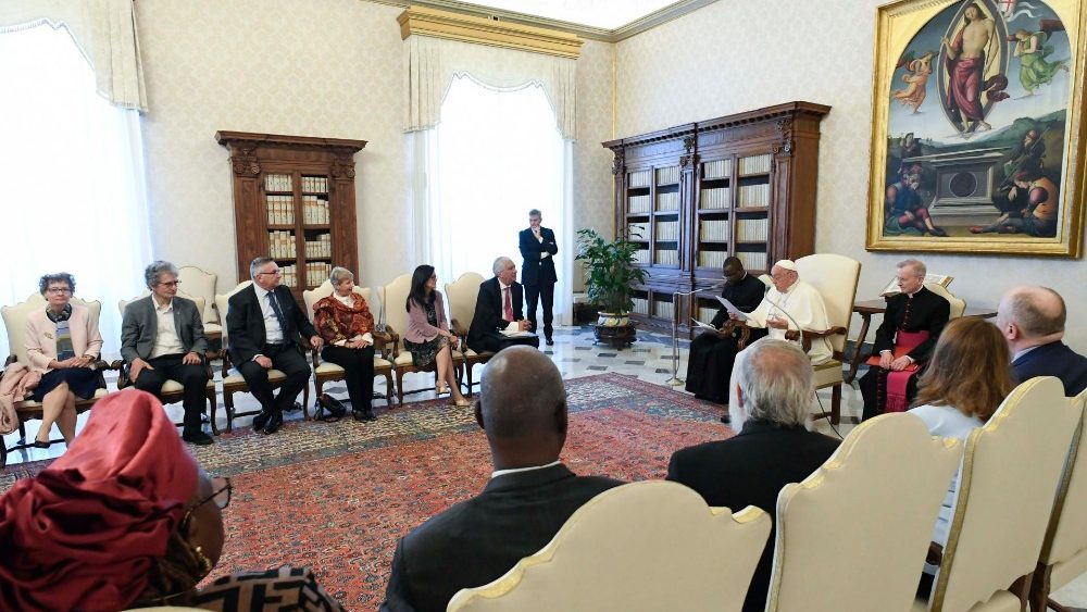 Аўдыенцыя для кіраўніцтва руху Equipes Notre-Dame