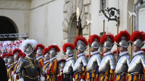 Il giuramento delle Guardie Svizzere, collaboratori della pace