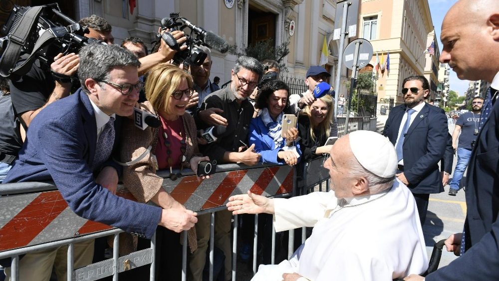 Сустрэча Папы са святарамі ў парафіі Сан-Джузэпэ-аль-Трыанфале 