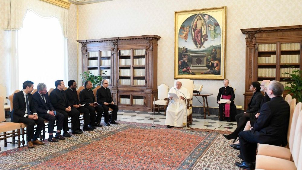 Аўдыенцыя для членаў Міжнароднай камісіі па адукацыйнымі апостальстве Таварыства Езуса