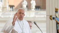 Le Pape François lors de l'audience générale ce mercredi 29 mai. 