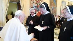 Аўдыенцыя для Сясцёр Святога Фелікса з Канталічэ і Дачок Маці Божай Міласэрнасці