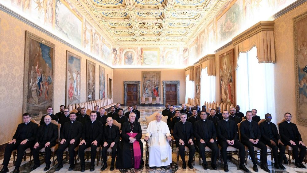 Аўдыенцыя для супольнасці Папскай касцёльнай акадэміі