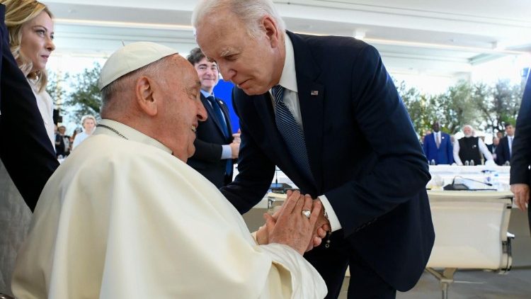 Com o presidente dos Estados Unidos, Joe Biden