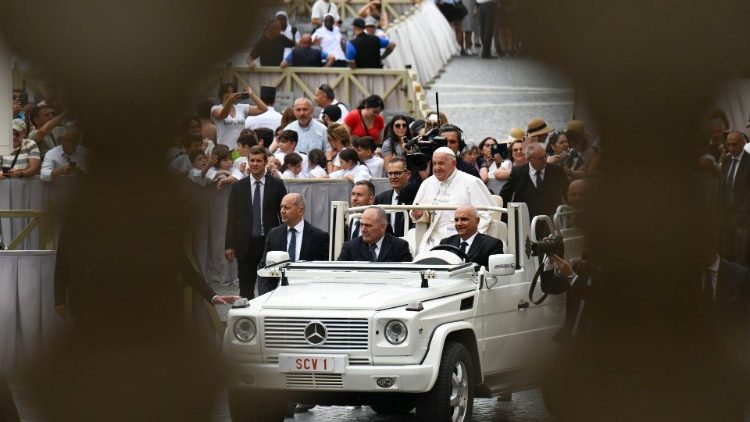 El Papa en la audiencia general del pasado 19 de junio de 2024