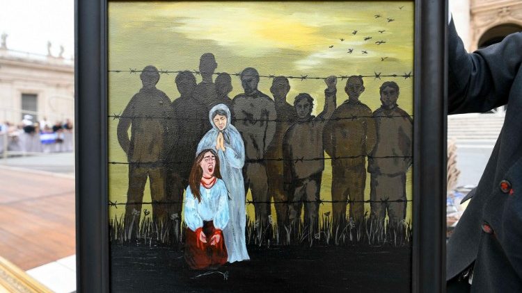 Il dipinto donato a Papa Francesco