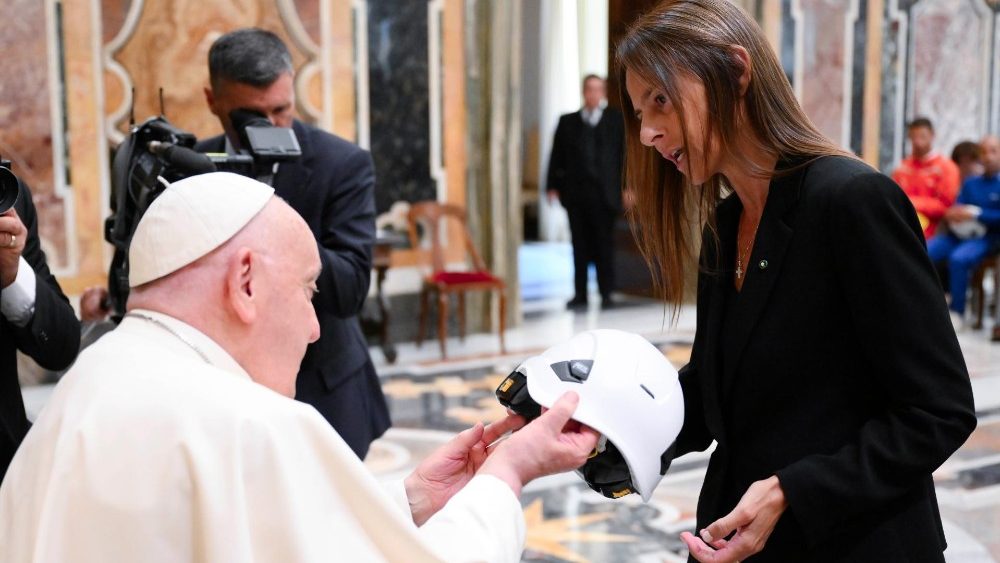 Падчас аўдыенцыі з кіраўніцтвам і супрацоўнікамі італьянскай энергетычнай кампаніі Terna