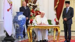 2024.09.04 Viaggio Apostolico in Indonesia - Cerimonia di benvenuto