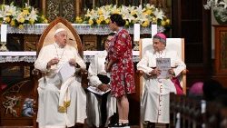 2024.09.04 Viaggio Apostolico in Indonesia - Incontro con i Vescovi 