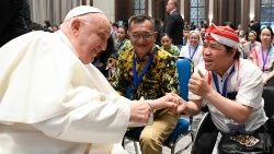 2024.09.05 Viaggio Apostolico in Indonesia - Incontro con gli assistiti dalle realtÃ  caritative