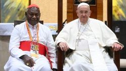 Папа Францішак і кардынал Джон Рыбат