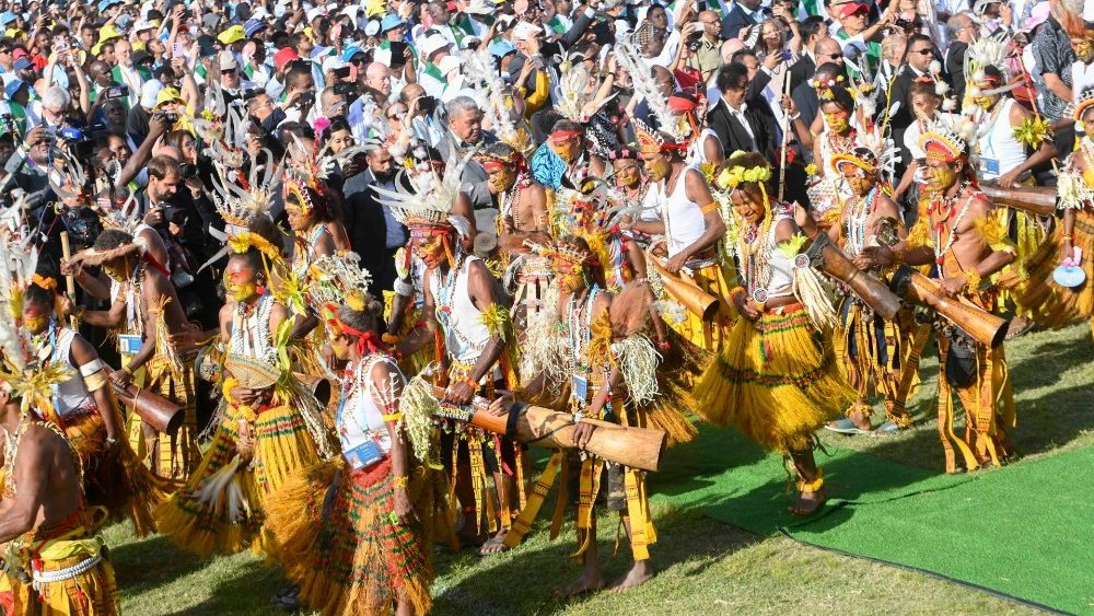 Călătoria apostolică în Papua Noua Guinee - Sfânta Liturghie pe stadionul  Sir John Guise Stadium, din Port Moresby, 8 septembrie 2024