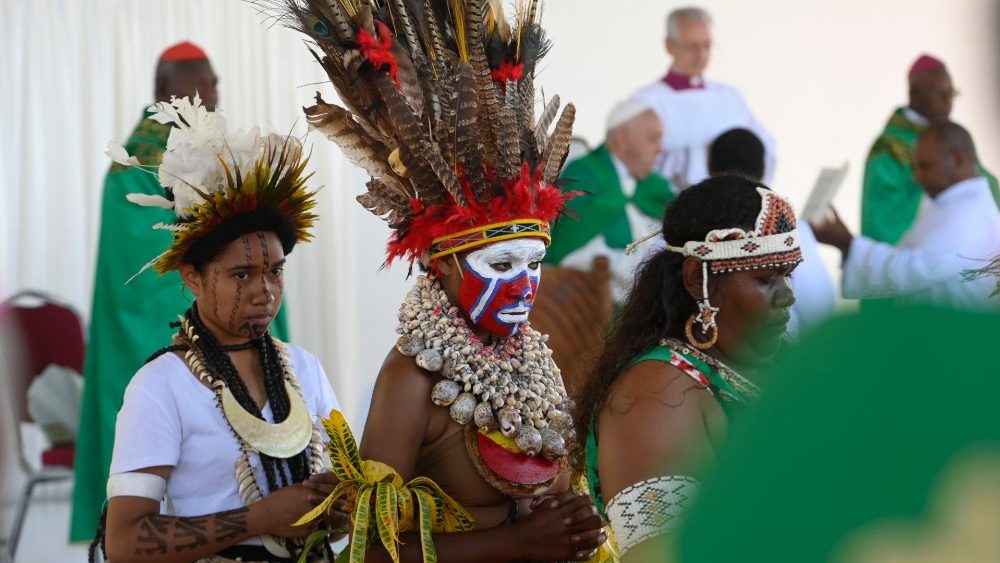 Călătoria apostolică în Papua Noua Guinee - Sfânta Liturghie pe stadionul  Sir John Guise Stadium, din Port Moresby, 8 septembrie 2024
