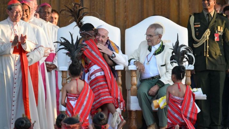 Privítanie pápeža vo Východnom TImore