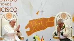 2024.09.09 Viaggio Apostolico in Timor-Leste - Incontro con le Autorita'