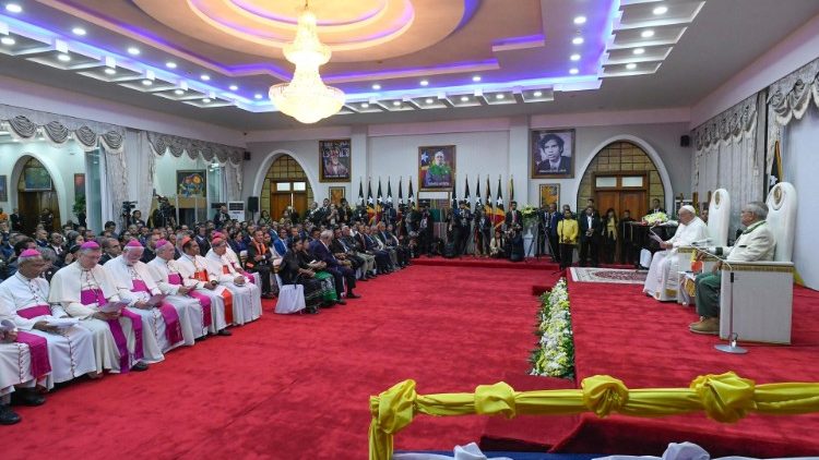 La Salåo China del palazzo presidenziale di Dili