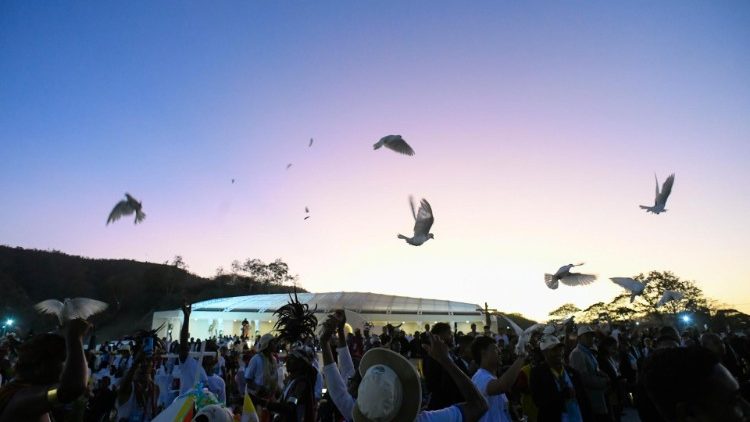 2024.09.10 Viaggio Apostolico in Timor-Leste - Santa Messa nella Spianata di Taci Tolu