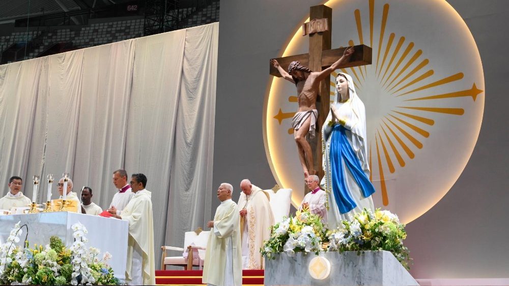 Călătoria apostolică a papei Francisc în Singapore (Sfânta Liturghie, pe Stadionul Național, joi, 12 septembrie 2024)