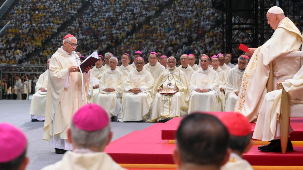 Călătoria apostolică a papei Francisc în Singapore (Sfânta Liturghie, pe Stadionul Național, joi, 12 septembrie 2024)
