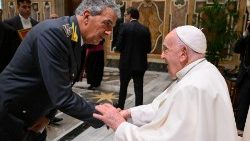 Папская аўдыенцыя для Фінансавай гвардыі Італіі ў 250-ю гадавіну яе заснавання