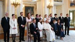 Papa Francisc a efectuat o vizită de curtoazie la marele duce de Luxemburg
