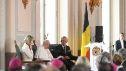 2024.09.27 Viaggio Apostolico in Belgio - Incontro con le AutoritÃ 