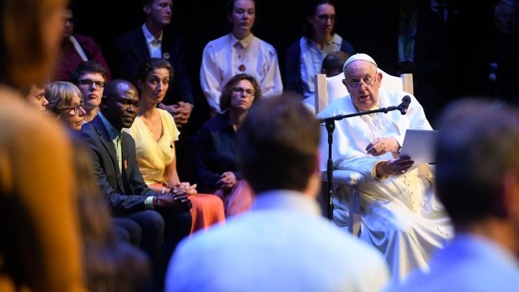 Spotkanie Papieża ze studentami