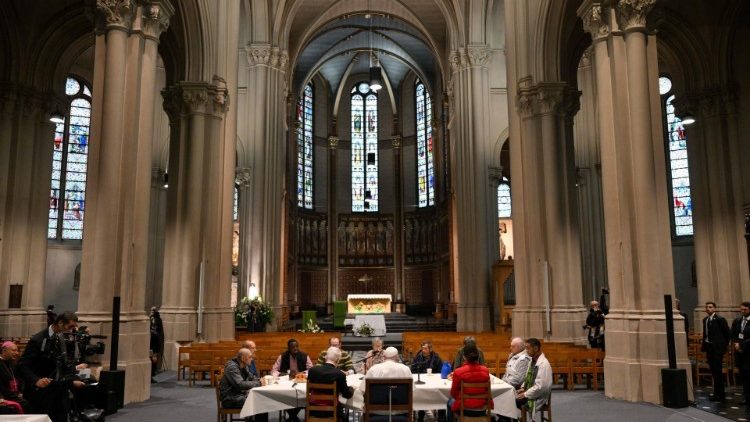 Kostel sv. Jilj&iacute; v centru Bruselu