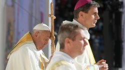2024.09.29 Viaggio Apostolico in Belgio - Santa Messa nel King Baudouin Stadium