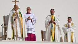 2024.09.29 Viaggio Apostolico in Belgio - Santa Messa nel King Baudouin Stadium