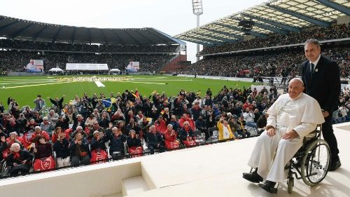 Angelus in Brüssel: Papst betet für den Libanon