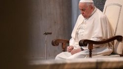 Papa Francisc, la rugăciunea rozariului duminică, 6 octombrie 2024, în bazilica ”Santa Maria Maggiore” din Roma