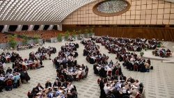 La salle Paul VI, ce lundi 7 octobre. 