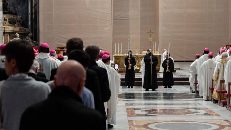 Cardinal Aguiar Retes celebrates Mass in St. Peter's Basilica for Synod delegates