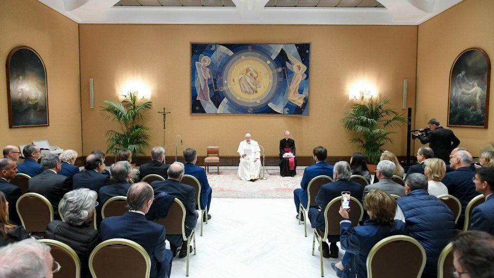 Папская аўдыенцыя для дэлегацыі Італьянскага таварыства хірургіі