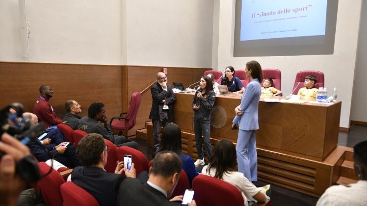 Le «Synode du sport» tenu vendredi 25 octobre au palais San Callisto à Rome. 