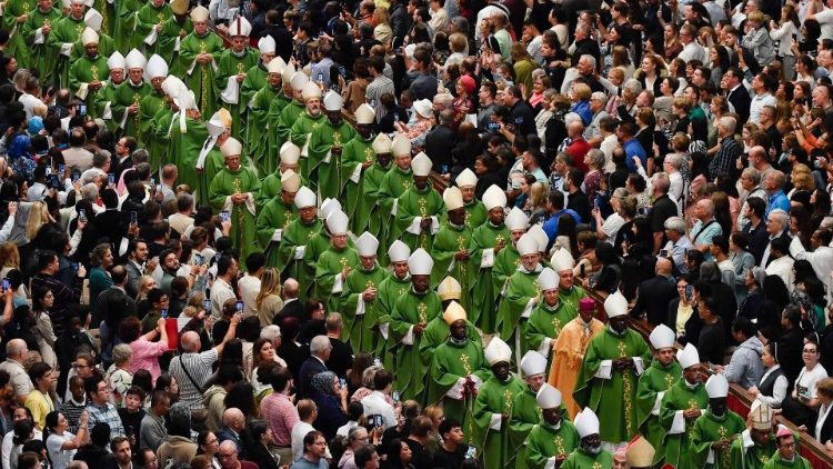 Závěrečná mše biskupské synody 27. října 2024