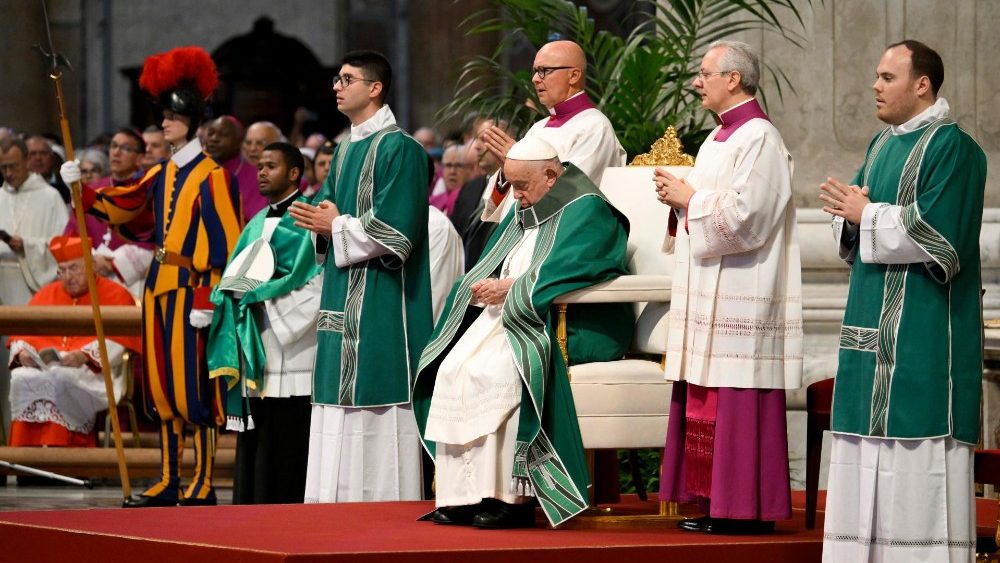 2024.10.27 Santa Messa per la conclusione dellâ  Assemblea generale ordinaria del Sinodo dei Vescovi