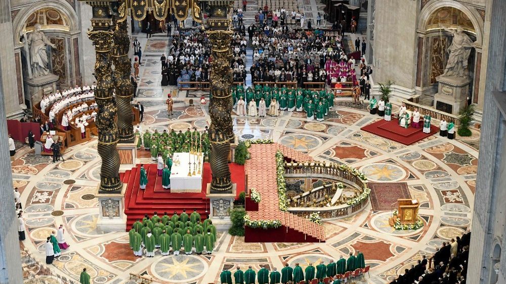 2024.10.27 Santa Messa per la conclusione dellâ  Assemblea generale ordinaria del Sinodo dei Vescovi