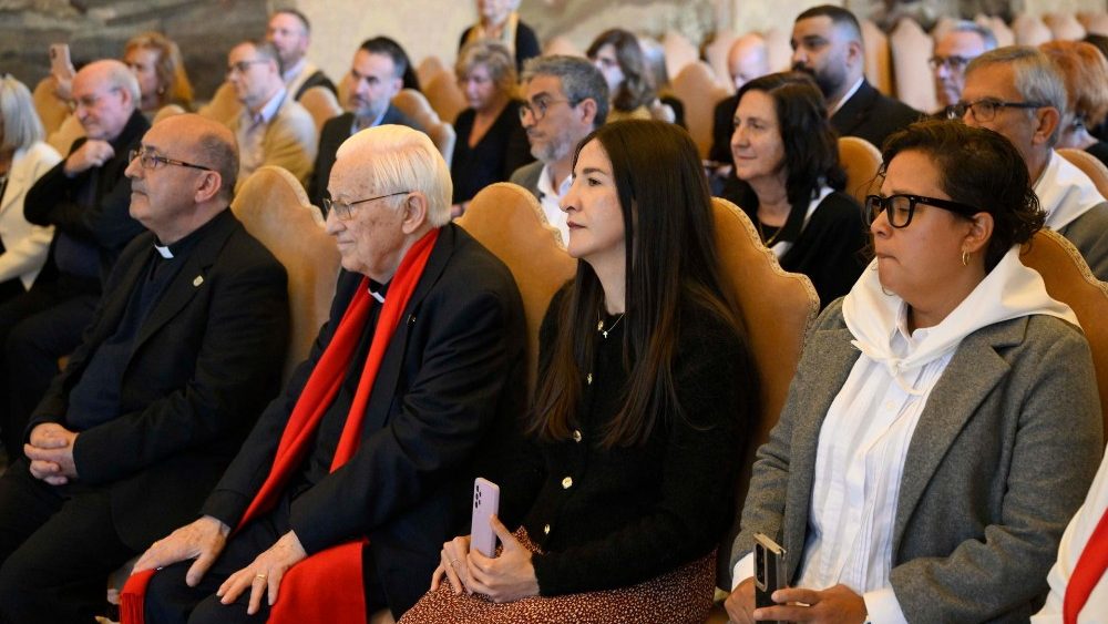 Аўдыенцыя для ўдзельнікаў Трэцяй сустрэчы Касцёл – палявы шпіталь (Iglesias Hospital de Campaña)