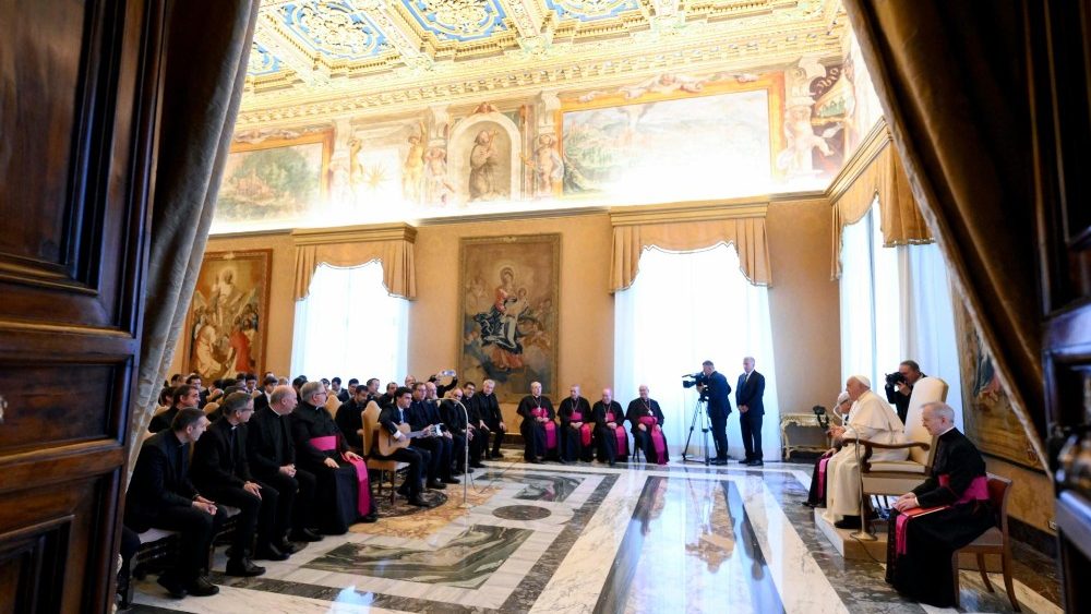 Аўдыенцыя для дэлегацыі духоўнай семінарыі ў Таледа