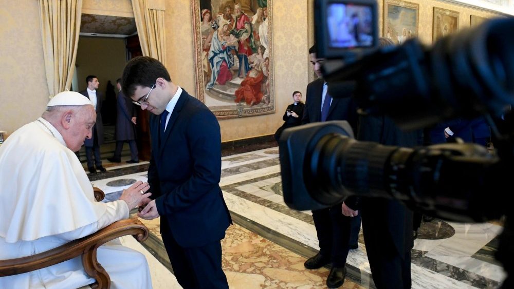 Аўдыенцыя для дэлегацыі духоўнай семінарыі ў Таледа