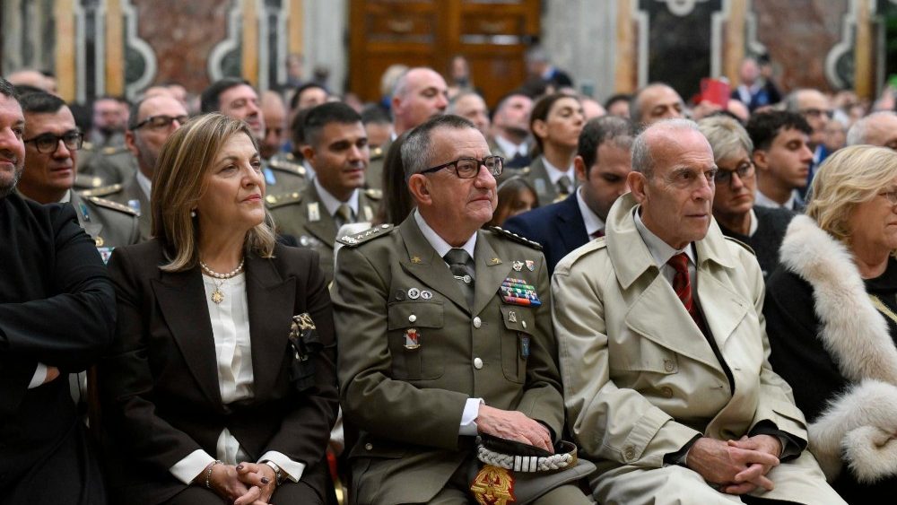 Аўдыенцыя для корпуса Матэрыяльнага забеспячэння і транспартных войск Італіі