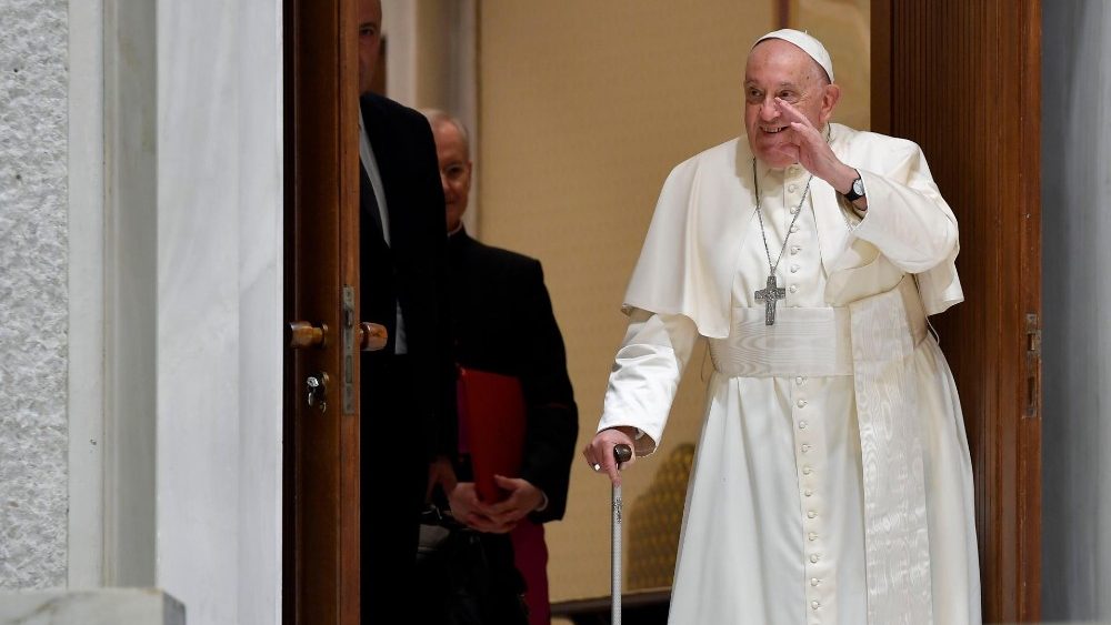 Papa com os Membros da Federação Italiana de Associações de Doadores de Sangue